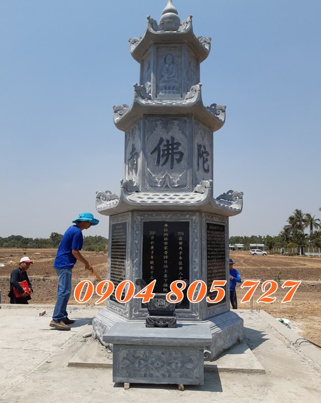 Mẫu tháp mộ để thờ tro cốt hài cốt tại Bình Thuận