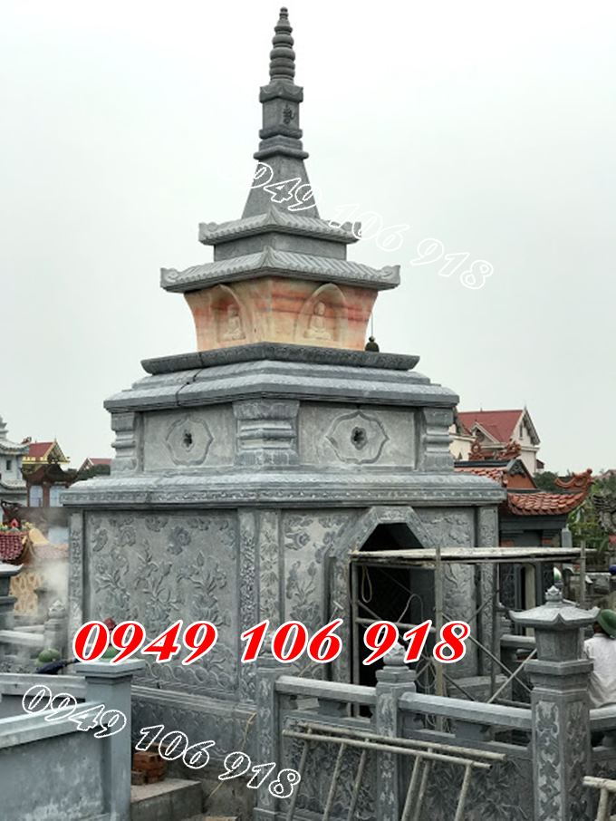 Mẫu bảo tháp đá để tro cốt tại Đồng Nai.