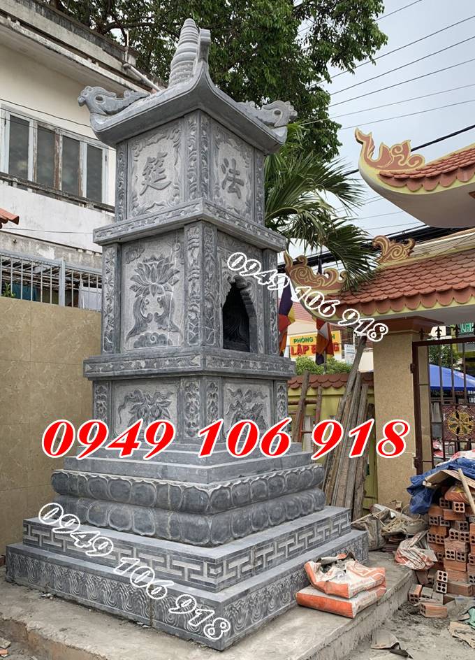 Mẫu bảo tháp đá để tro cốt tại Đồng Nai.