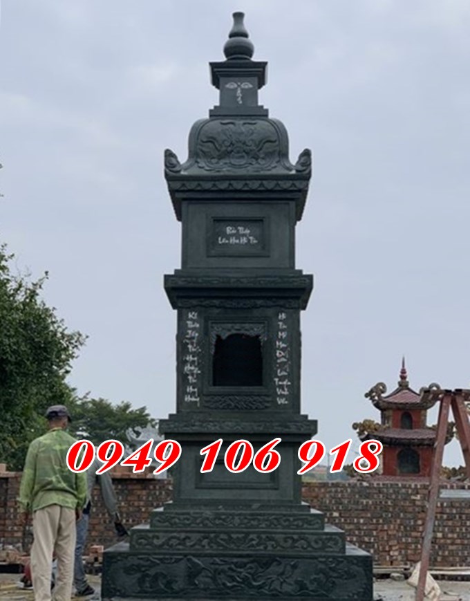 Mẫu bảo tháp đá để tro cốt tại Đồng Nai.