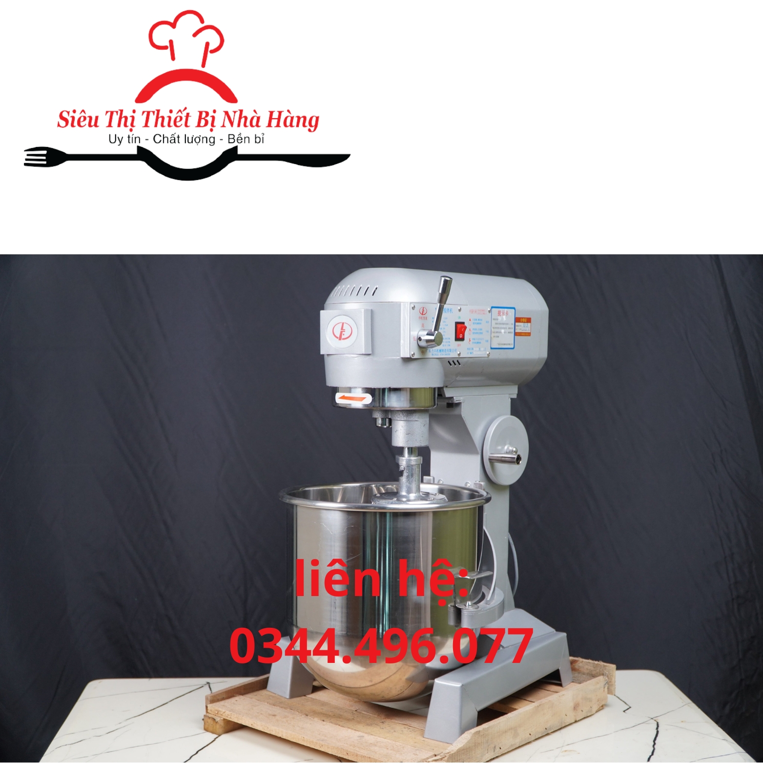 Máy trộn bột, đánh trứng, đánh kem b30. Máy nhồi bột  đa năng