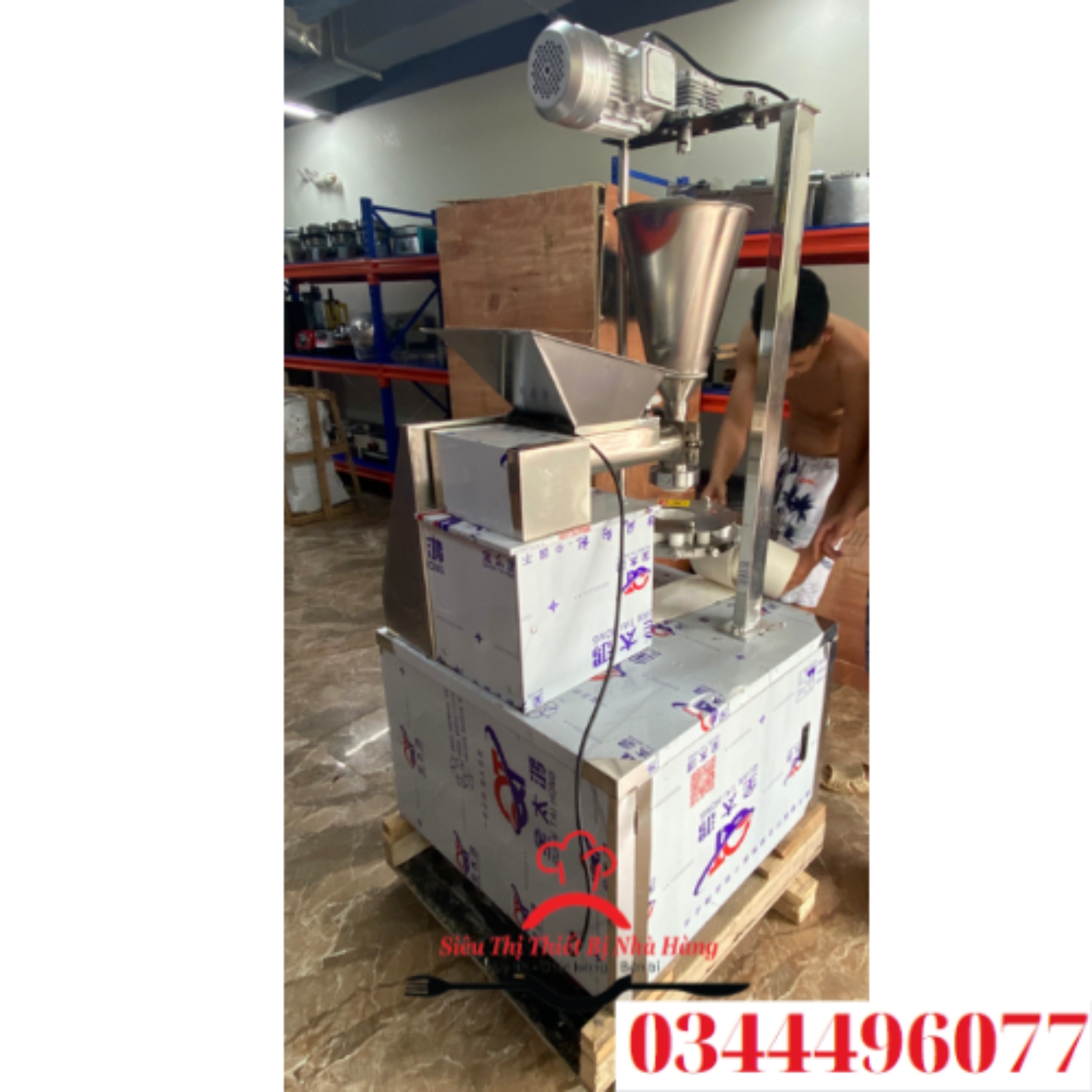 Dây chuyền sản xuất bánh bao- tạo hình vỏ bánh công nghiệp