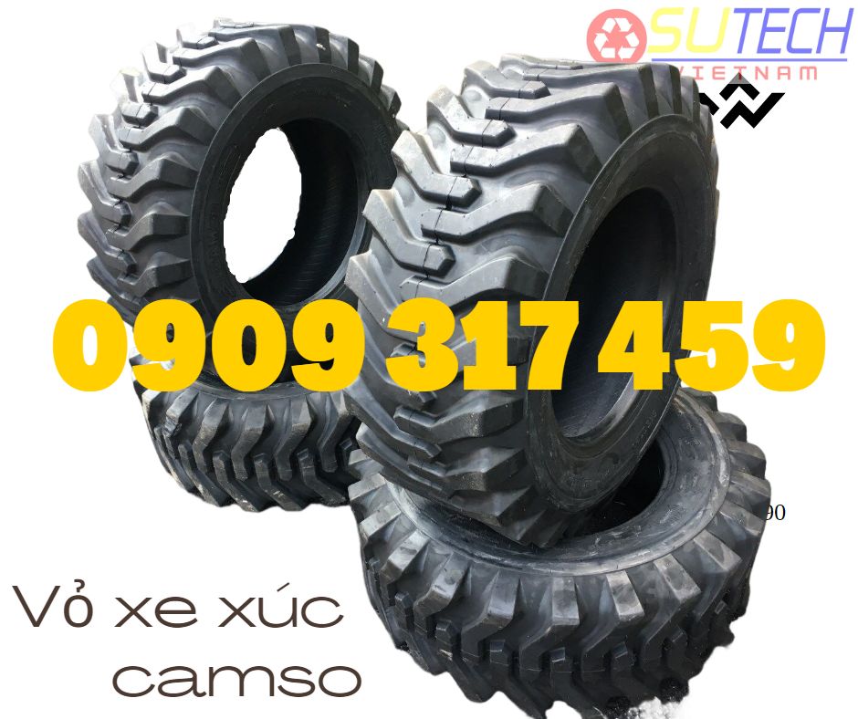 Vỏ xe xúc camso - srilanka, vo xe công trình