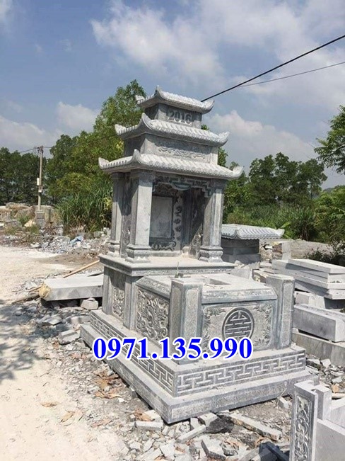 Mẫu bia mộ đá đẹp bán tại quảng nam lăng mộ quây chụp úp bằng đá