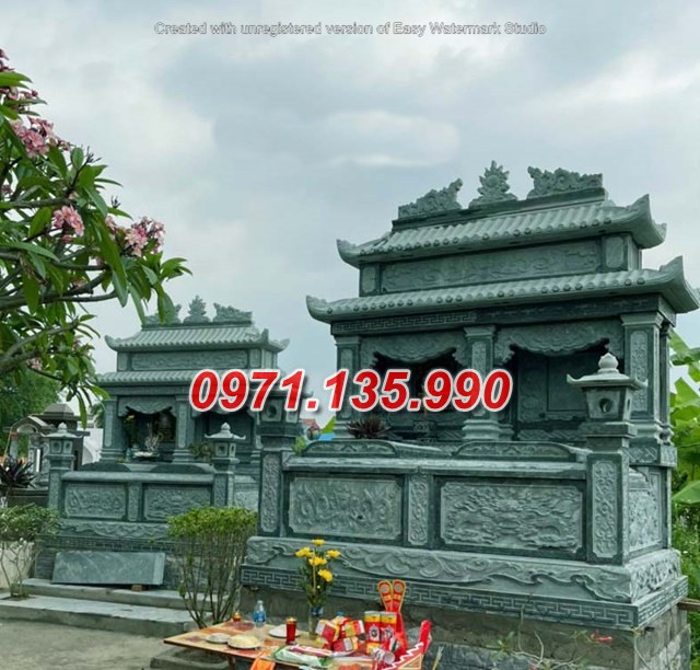 51 Mẫu bia mộ bằng đá đẹp bán tại Kon tum lăng mộ