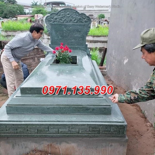 mẫu bia mộ bằng đá đẹp bán tại long an - mộ đá quây chụp mộ đá