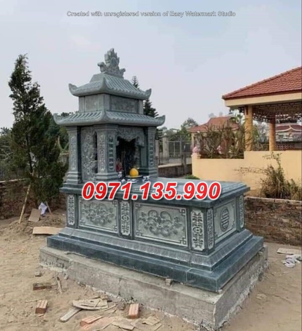 mẫu bia mộ bằng đá đẹp bán tại long an - mộ đá quây chụp mộ đá