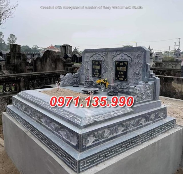 Mẫu mộ đá quây đẹp bán tại nam định chụp mộ bằng đá đẹp