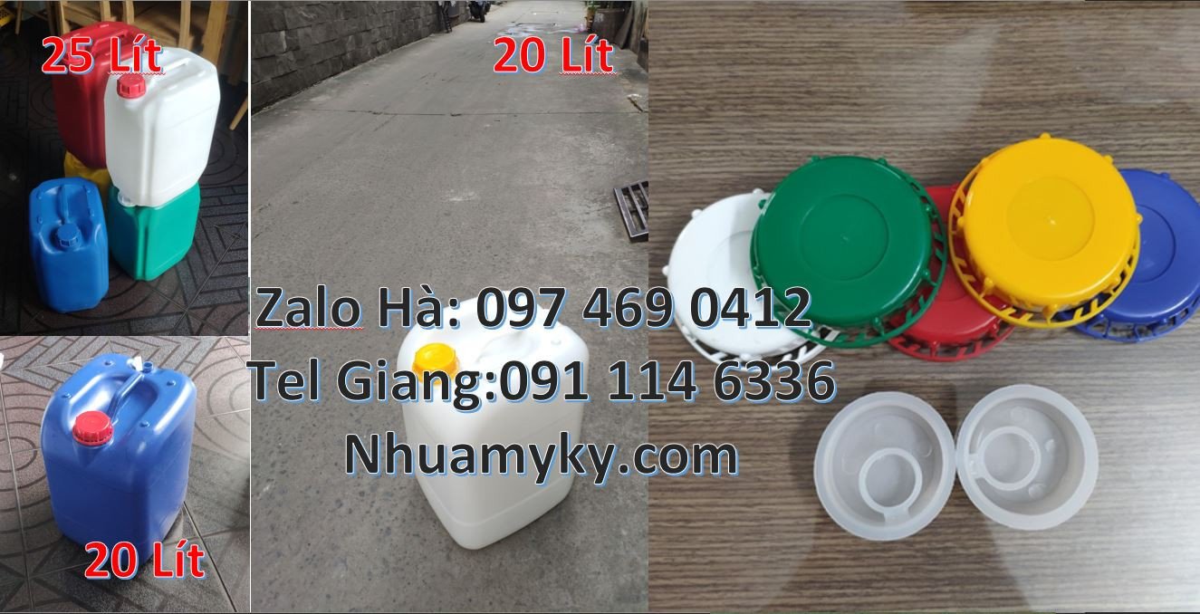 can nhựa lớn 25l đựng hóa chất,can nhựa 20l đựng nước ngọt,can nhựa re