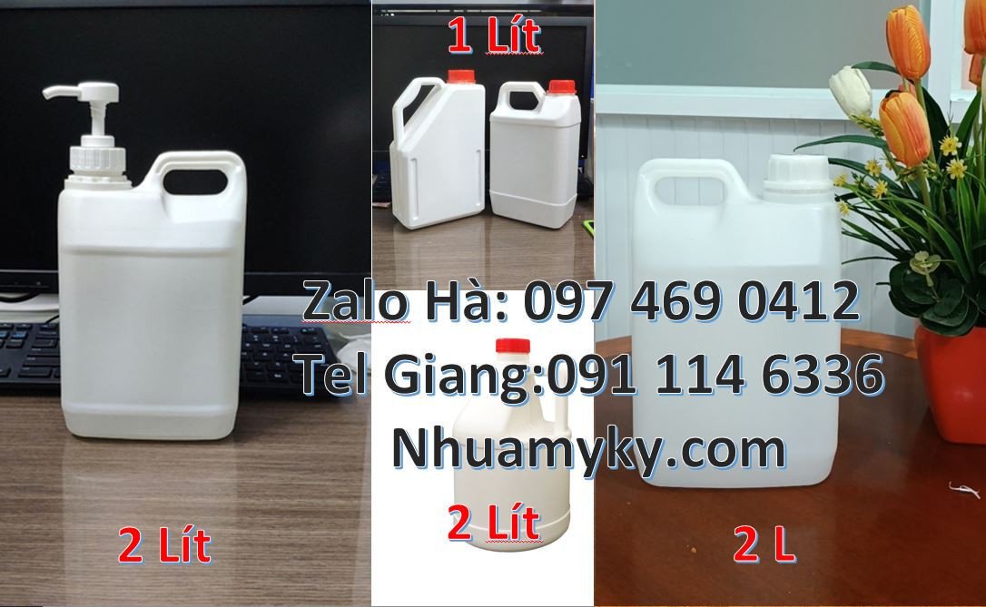 can nhựa 1l đựng dầu nhớt,can nhựa 5l đựng hóa chất,can nhựa hdpe giá