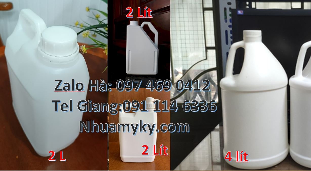 can nhựa 1l đựng dầu nhớt,can nhựa 5l đựng hóa chất,can nhựa hdpe giá