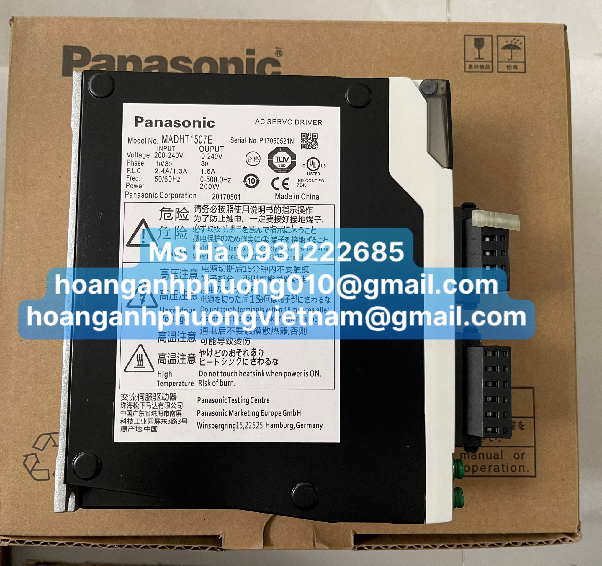 MADHT1507E, Panasonic, bộ driver servo, hàng mới