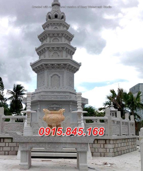 Xây bảo tháp sư đá khối tự nhiên đẹp bán tại Bắc Kạn