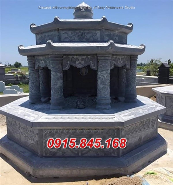 Xây bảo tháp sư đá khối tự nhiên đẹp bán tại Bắc Kạn