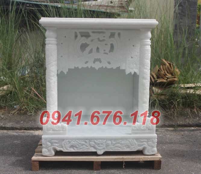 Mẫu bàn thờ thần tài ông địa đá đẹp bán ninh thuận tủ miếu thờ