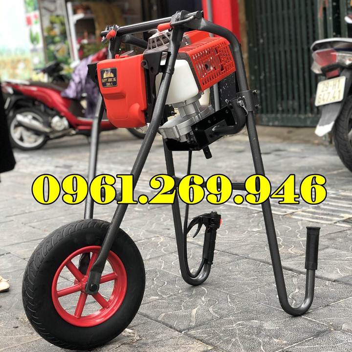 Máy khoan đất đẩy tay tặng kèm mũi khoan 150mm giá rẻ nhất Hà Nội