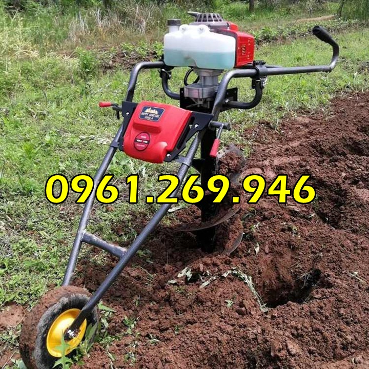 Máy khoan đất đẩy tay tặng kèm mũi khoan 150mm giá rẻ nhất Hà Nội
