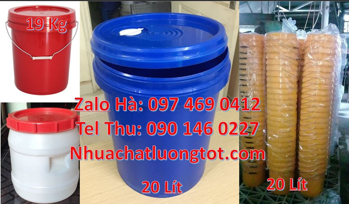 bán sĩ lẻ thùng đựng sơn giá rẻ,thùng sơn 20l màu xanh,thùng đựng nước