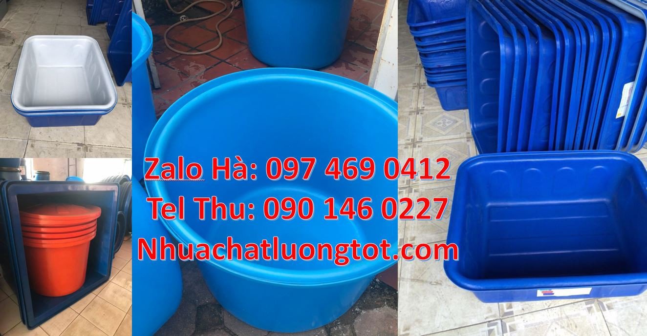 thùng đựng nước tròn,thùng chứa nước dung tích lớn 1200l,thau nhựa vuô