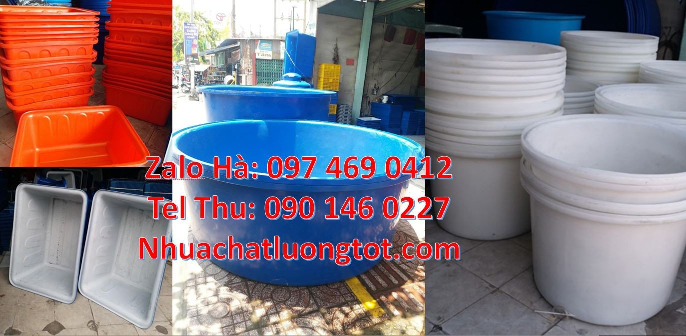 thùng đựng nước tròn,thùng chứa nước dung tích lớn 1200l,thau nhựa vuô