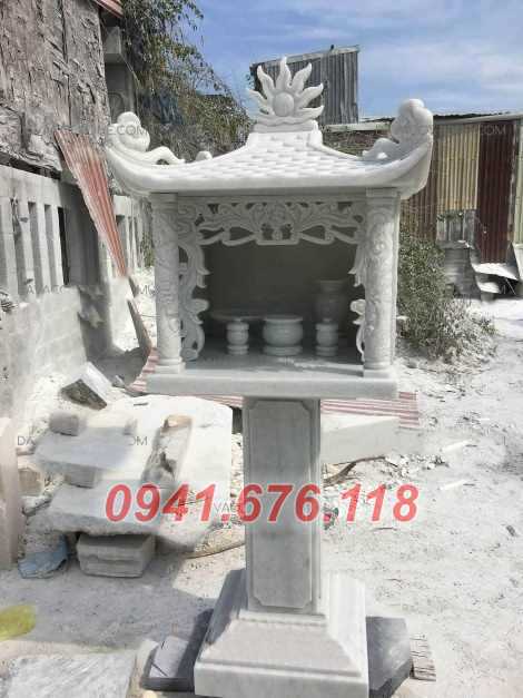 Mẫu 9962 bàn thờ thần tài ông thiên địa đá đẹp khóm tủ miếu