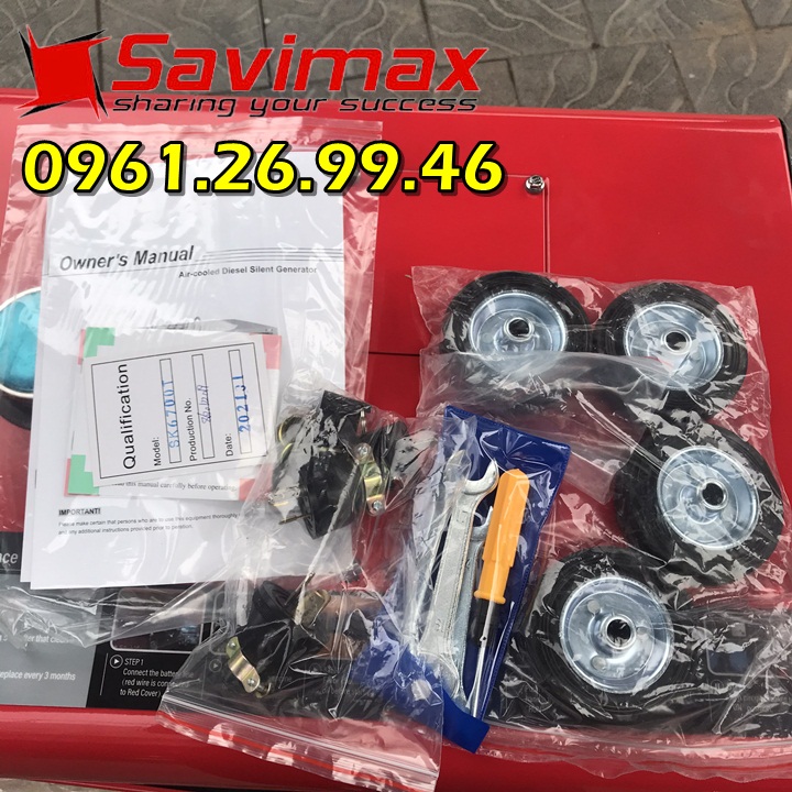 Máy phát điện 5kw chạy dầu Sumokama 6700T
