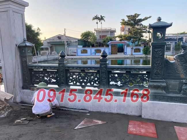 Thiết kế hàng rào bao lan khu lăng mộ đá Bình Phước
