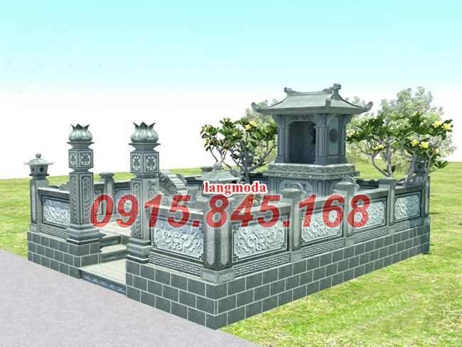 Thiết kế hàng rào bao lan khu lăng mộ đá Bình Phước