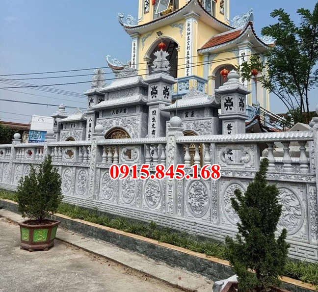 Kích thước bao lan bằng đá khối tự nhiên đẹp đồng nai