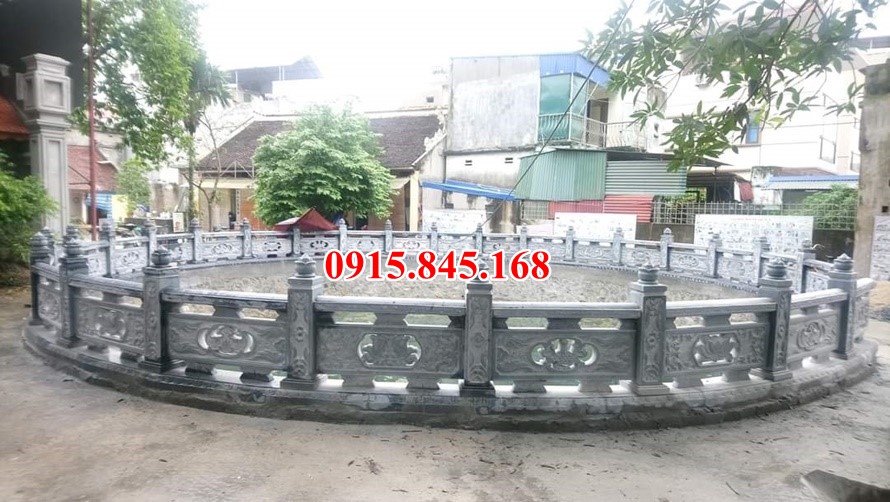 Kích thước bao lan bằng đá khối tự nhiên đẹp đồng nai