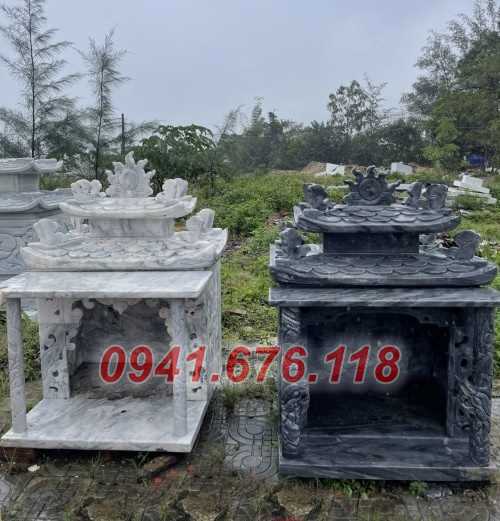 Mẫu 652 bàn thờ thần tài ông thiên địa đá đẹp bán sơn la cây hương am