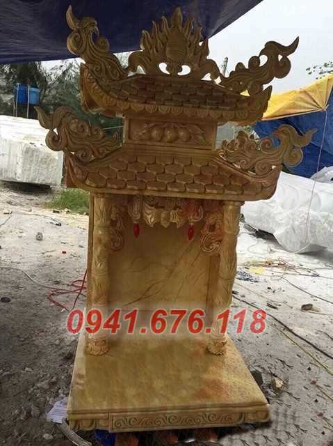 mẫu 11 bàn thờ thần tài ông thiên địa đá bán sơn la cây hương am miếu