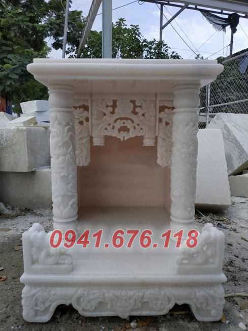 mẫu 11 bàn thờ thần tài ông thiên địa đá bán sơn la cây hương am miếu