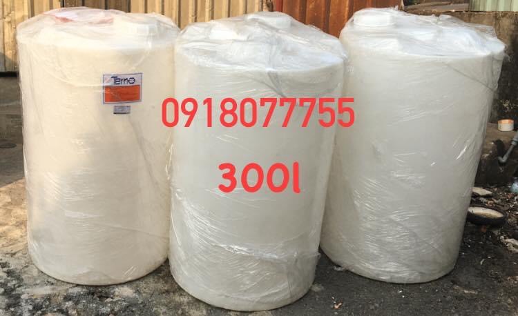 Chuyên bán bồn hóa chất 300L nhựa PE hiệu Tema/Thái Lan_CEN300B-M122N