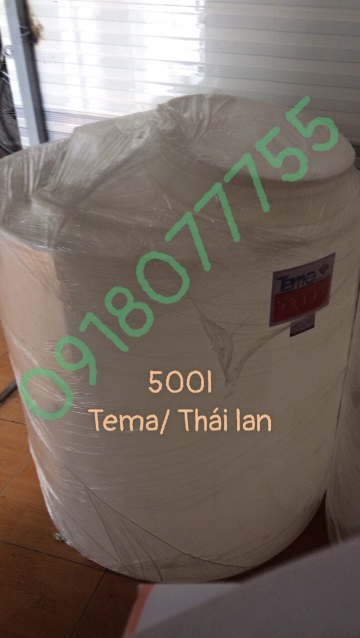 CHUYÊN BÁN BỒN HÓA CHẤT 500L NHỰA PE HIỆU TEMA/THÁI LAN _CEN500B -M127
