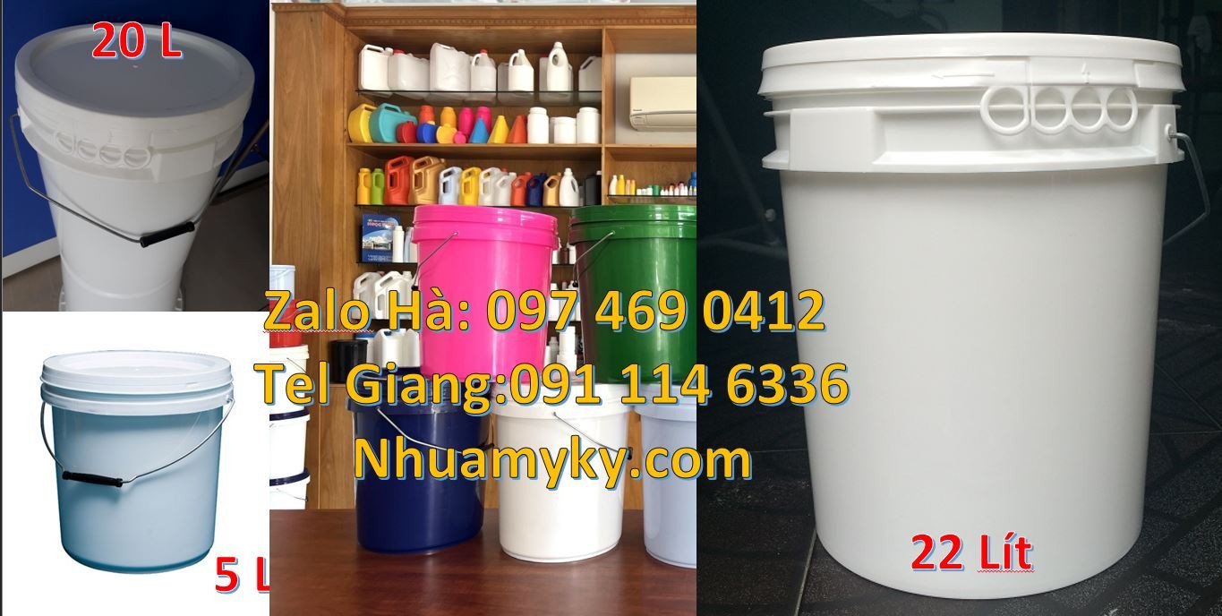 bán giá sĩ lẻ thùng đựng sơn 19l,thùng sơn 20l màu đỏ,thùng sơn 5l giá