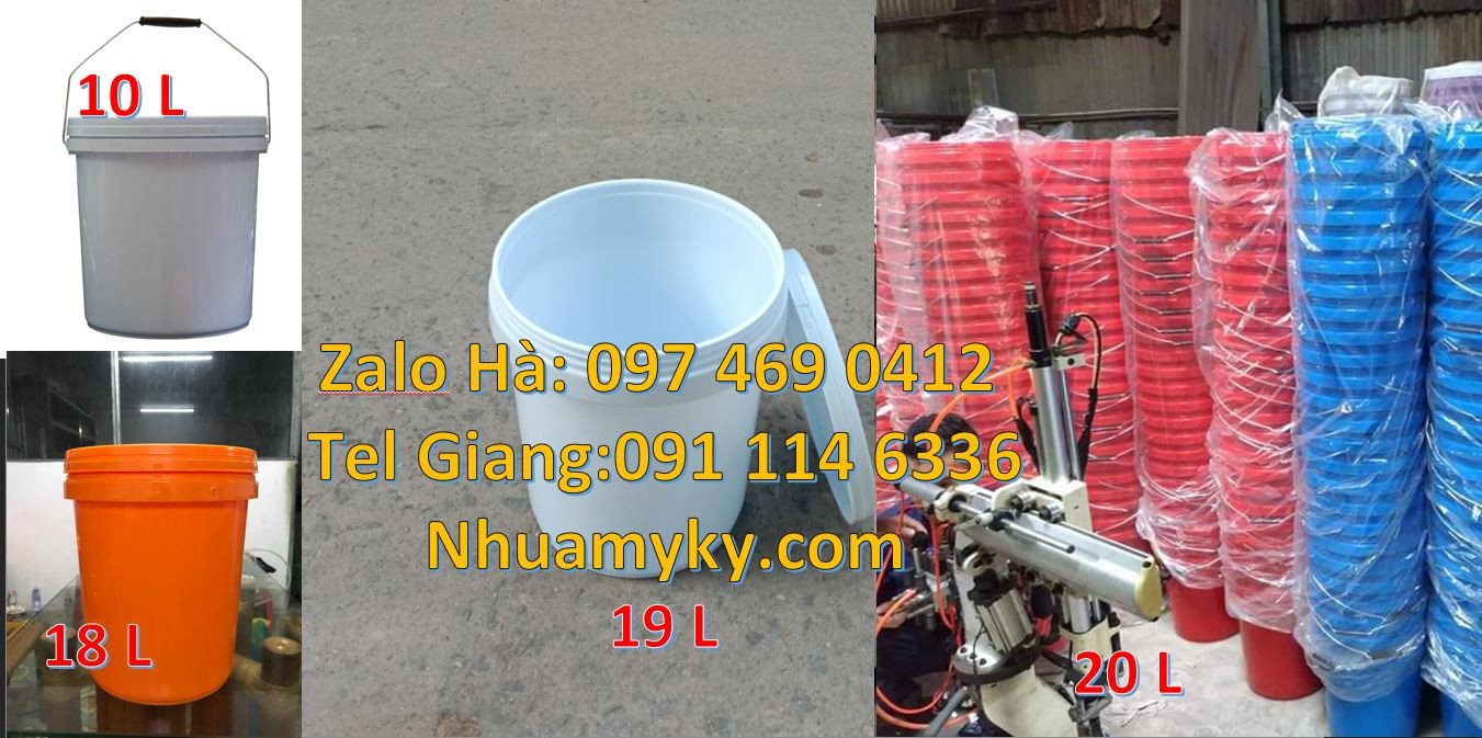 bán giá sĩ lẻ thùng đựng sơn 19l,thùng sơn 20l màu đỏ,thùng sơn 5l giá