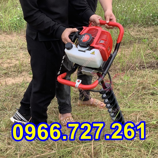 Máy khoan đào hố đất trồng cây , chôn cọc rào