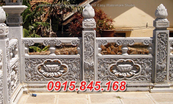 Cà mau bán lan can nhà thờ bằng đá khối đẹp