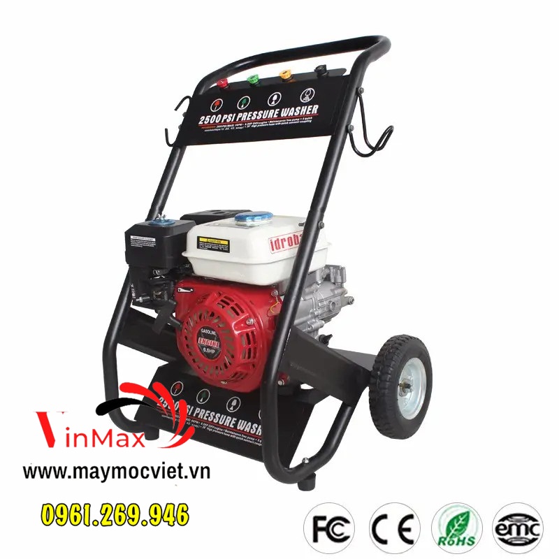 Máy xịt rửa xe chạy xăng VMXR170 áp lực cao