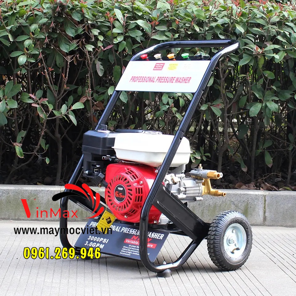 Máy xịt rửa xe chạy xăng VMXR170 áp lực cao