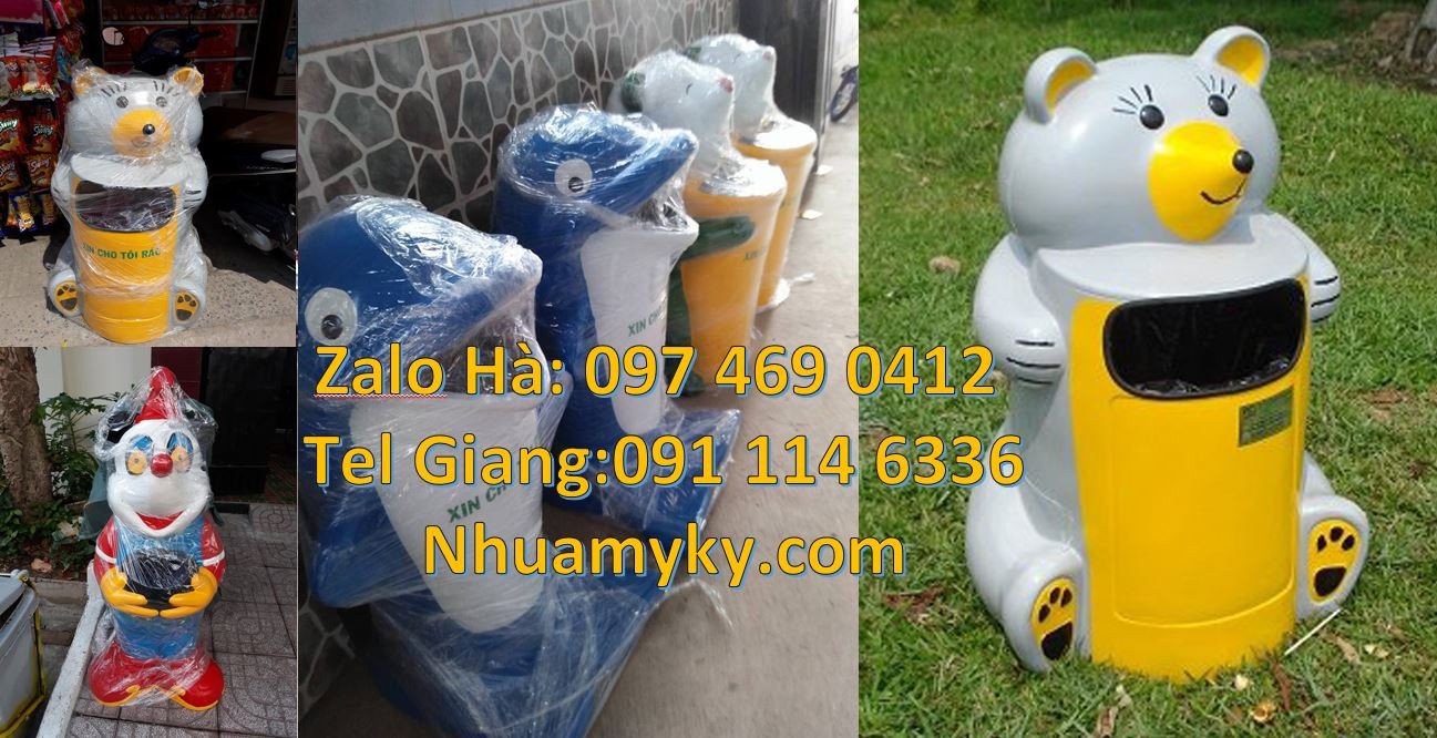 bán sĩ lẻ thùng rác hình con thú,thùng rác hình con chim cánh cụt mới