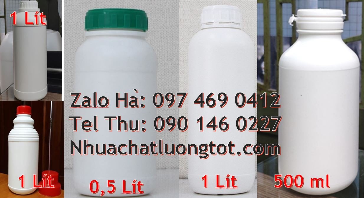 bán sĩ lẻ chai nhựa lớn 1l,chai nhựa hdpe đựng hóa chất,chai nhựa 0.5l