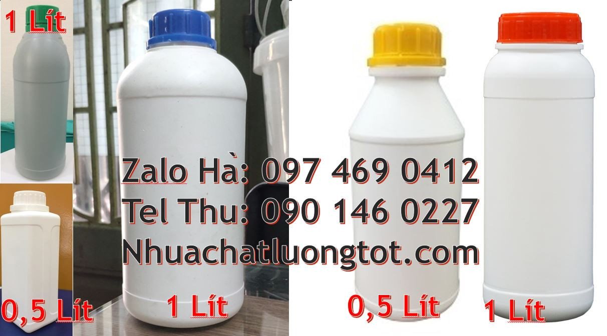 bán sĩ lẻ chai nhựa lớn 1l,chai nhựa hdpe đựng hóa chất,chai nhựa 0.5l