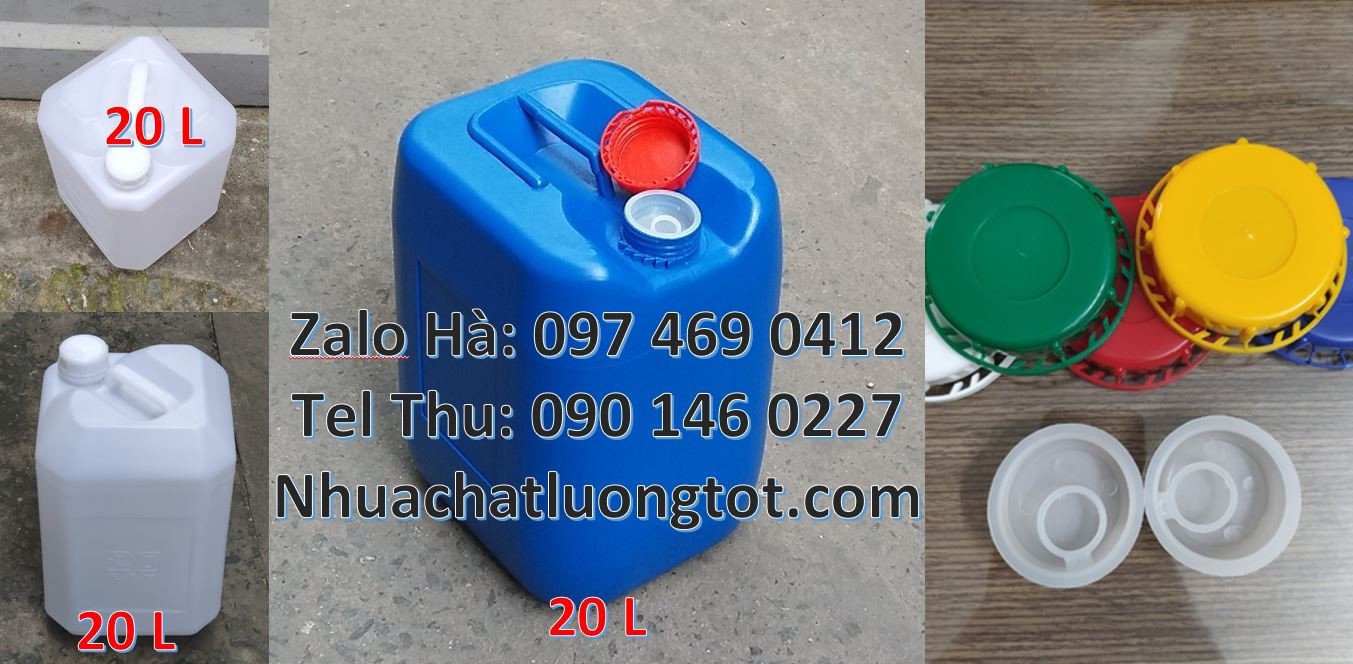 bán sĩ lẻ can nhựa lớn 20l,can nhựa 10l màu trắng,can nhựa đựng nước