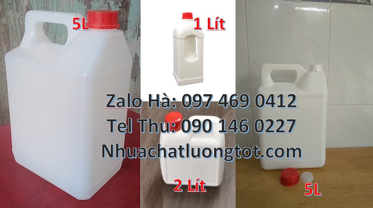 bán sĩ lẻ can nhựa nhỏ hdpe,can nhựa 1l màu trắng đựng nước tẩy rửa rẻ