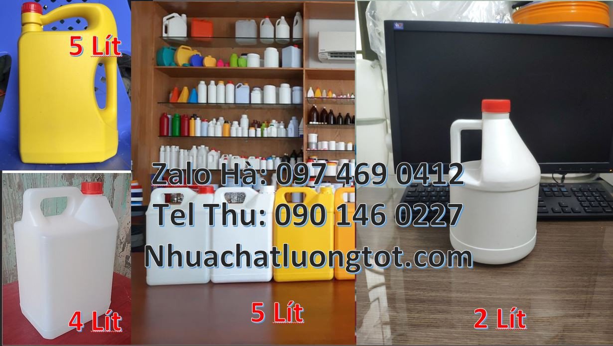 bán sĩ lẻ can nhựa nhỏ hdpe,can nhựa 1l màu trắng đựng nước tẩy rửa rẻ