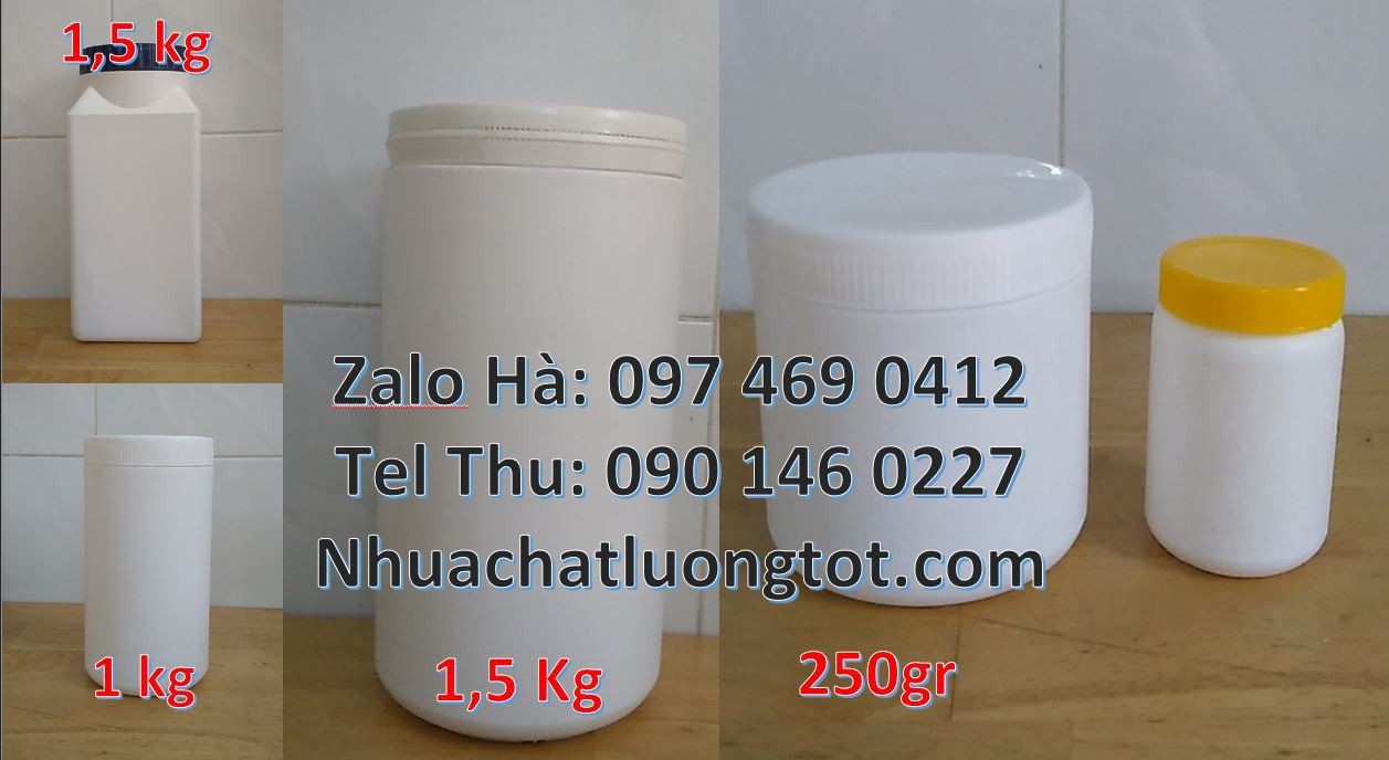 bán hũ nhựa hdpe trắng,hũ nhựa 2l đựng mỹ phẩm,hũ nhựa 100g đựng giavị