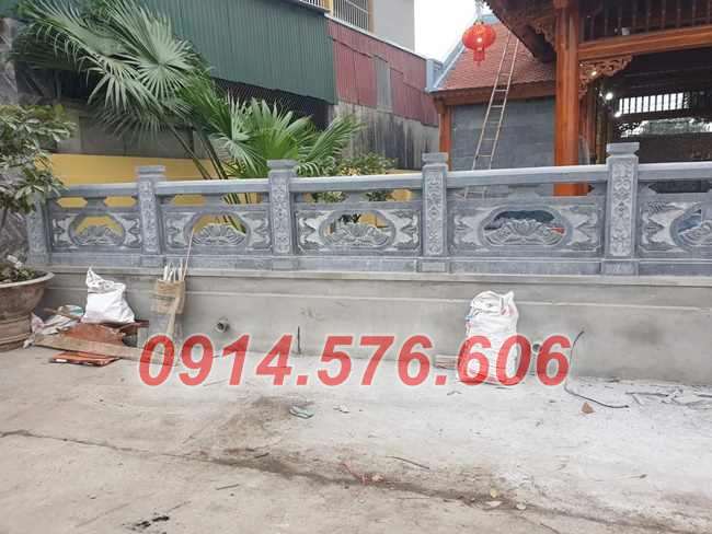 Lâm đông bán hàng rào đá nguyên khối tự nhiên