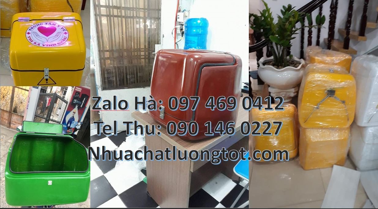 bán sĩ lẻ thùng giao hàng sau xe máy,thùng giao đồ ăn nhanh giá rẻ hcm